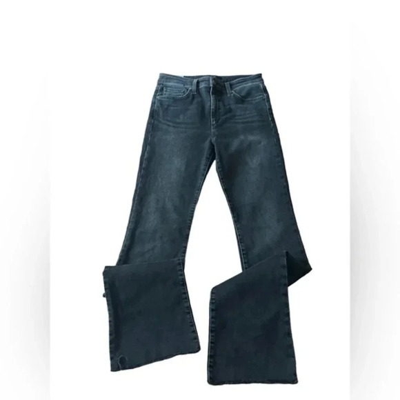 Joes boot Cut Black Washed Jeans raw Cut hem - Picture 4 of 7